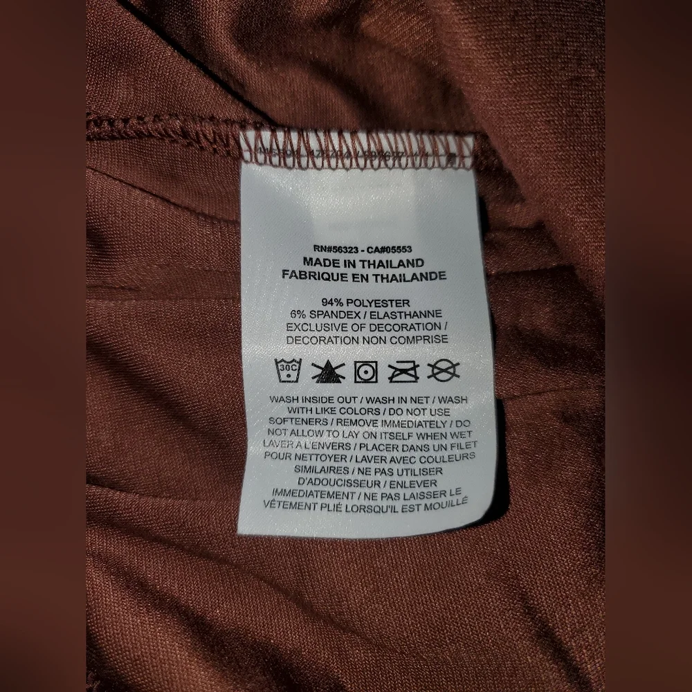 🌟🆕️NWT Nike Air Velour Mid-Rise Pants 2x Bronze - Picture 5 of 8